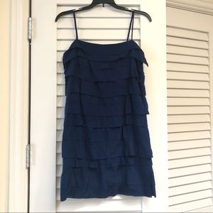 Loft short ruffle dress